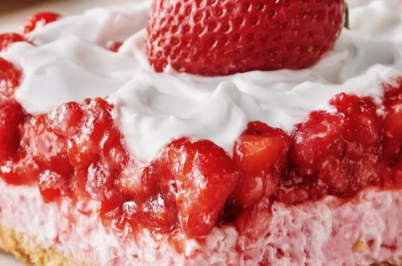 Grandma's No-Bake Strawberry Delight Recipe