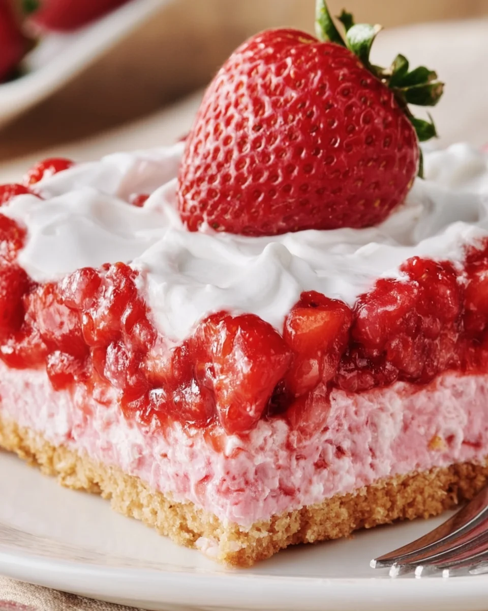 Grandma's No-Bake Strawberry Delight Recipe