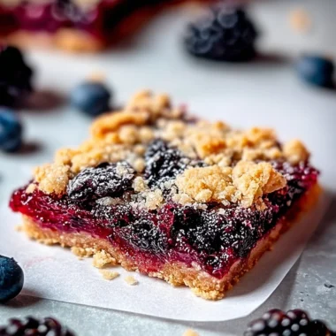 The Best Wild Berry Jam Slice Recipe