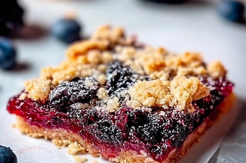 The Best Wild Berry Jam Slice Recipe