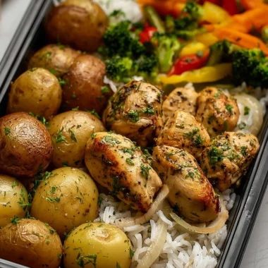 Ultimate Garlic-Herb Chicken Meal Prep Bowl Recipe
