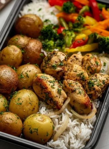 Ultimate Garlic-Herb Chicken Meal Prep Bowl Recipe