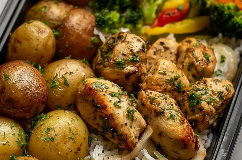 Ultimate Garlic-Herb Chicken Meal Prep Bowl Recipe