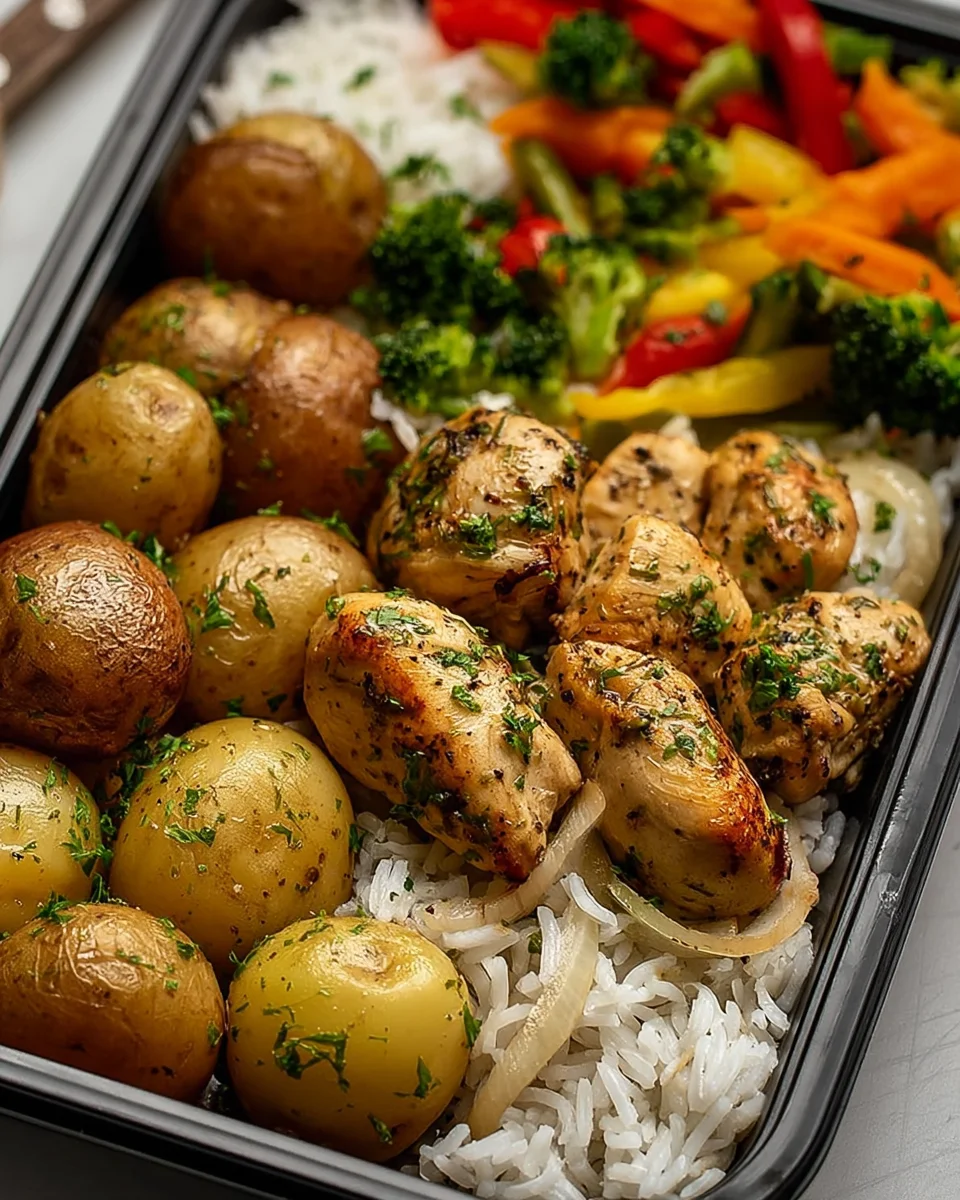 Ultimate Garlic-Herb Chicken Meal Prep Bowl Recipe