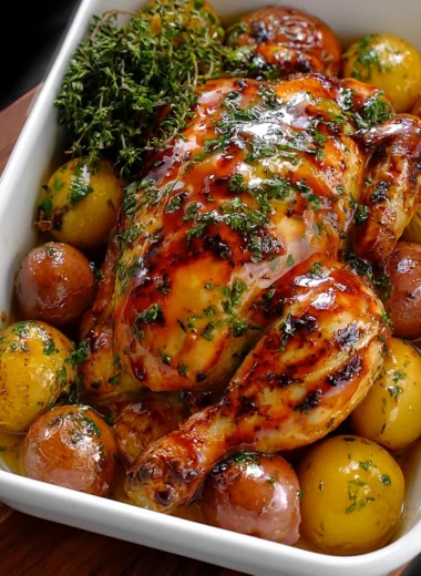 Ultimate Honey-Herb Glazed Roast Chicken Recipe