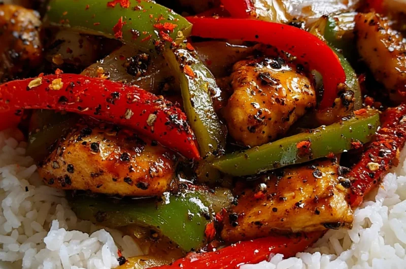 Ultimate Spicy Black Pepper Chicken Stir-Fry Recipe