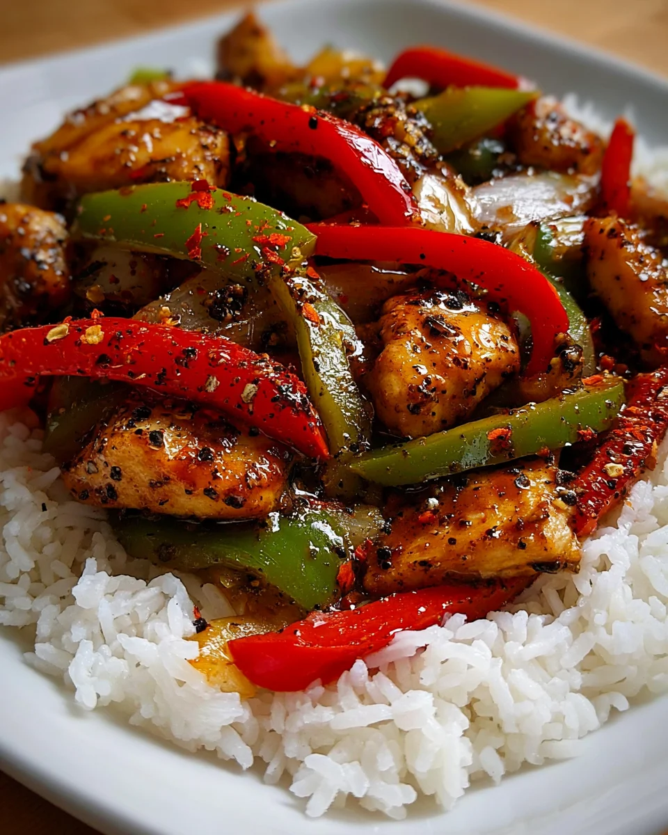 Ultimate Spicy Black Pepper Chicken Stir-Fry Recipe