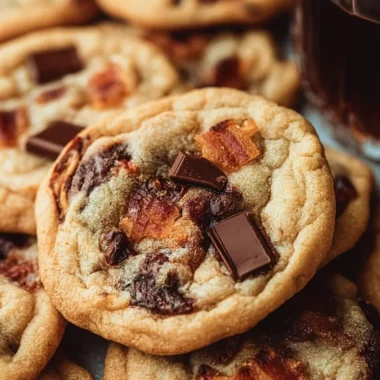 Bourbon Bacon Chocolate Chunk Cookies Recipe