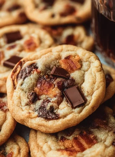 Bourbon Bacon Chocolate Chunk Cookies Recipe