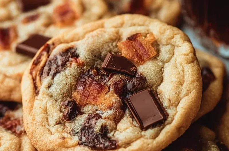 Bourbon Bacon Chocolate Chunk Cookies Recipe