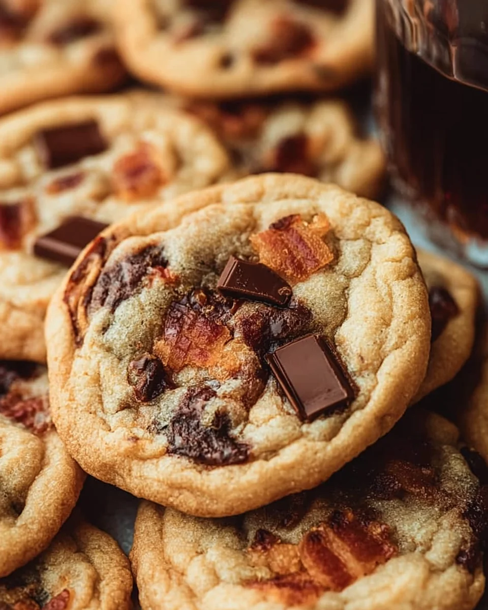 Bourbon Bacon Chocolate Chunk Cookies Recipe
