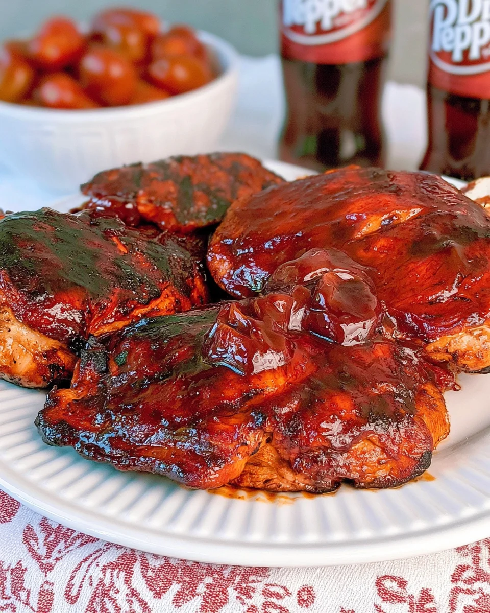 Cherry Dr. Pepper Grilled Chicken Recipe