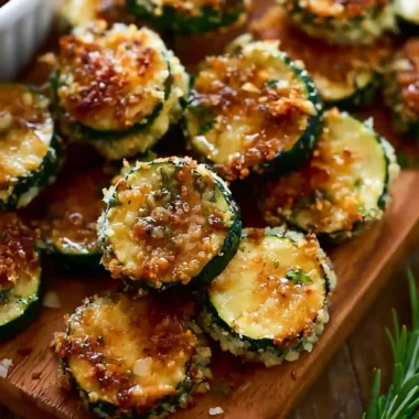 Crunchy Parmesan Zucchini Bites Recipe (Guilt-Free Snack!)