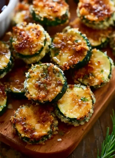 Crunchy Parmesan Zucchini Bites Recipe (Guilt-Free Snack!)