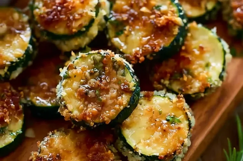 Crunchy Parmesan Zucchini Bites Recipe (Guilt-Free Snack!)