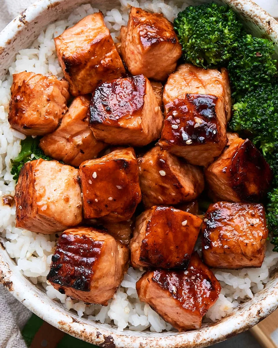 Delicious Blackstone Salmon Bites Recipe