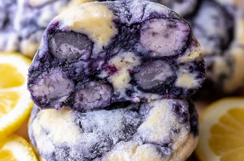 Delicious Lemon Blueberry Cheesecake Cookies Recipe