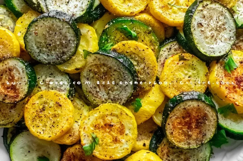 Delicious Oven Roasted Zucchini and Squash Recipe