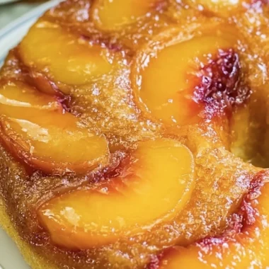 Delicious Peach Upside-Down Cake Recipe (With Fresh or Canned Peaches)
