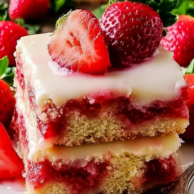 Delicious Strawberry Shortcake Bars Recipe