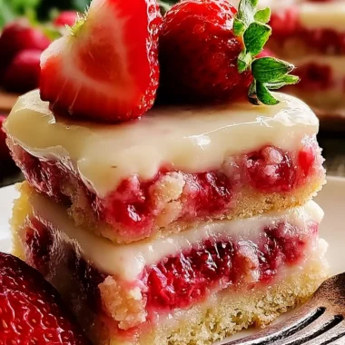 Deliciously Easy Strawberry Shortcake Bars Recipe