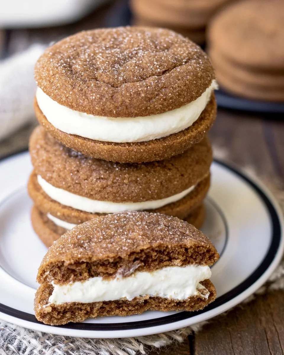 Delightful Molasses Cream Pie Cookies Recipe