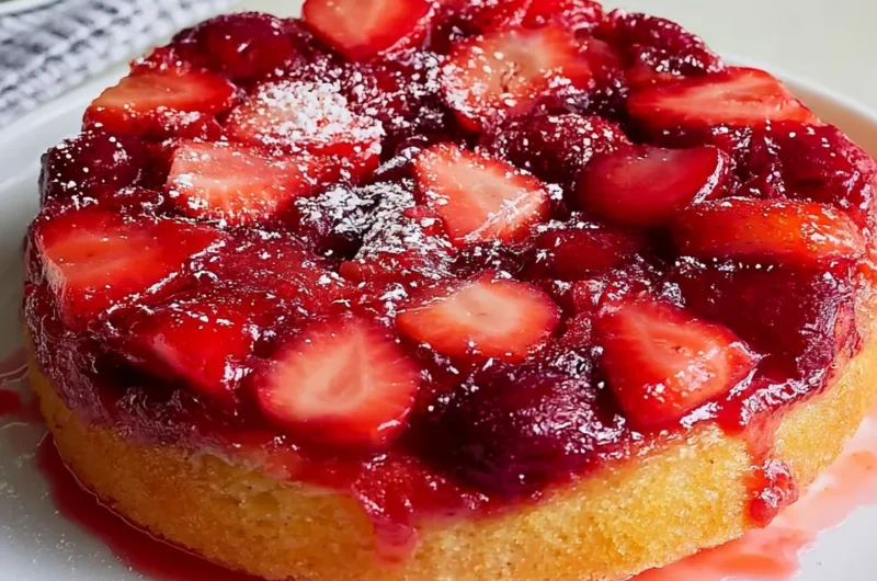 Delightful Strawberry Upside Down Cake Recipe