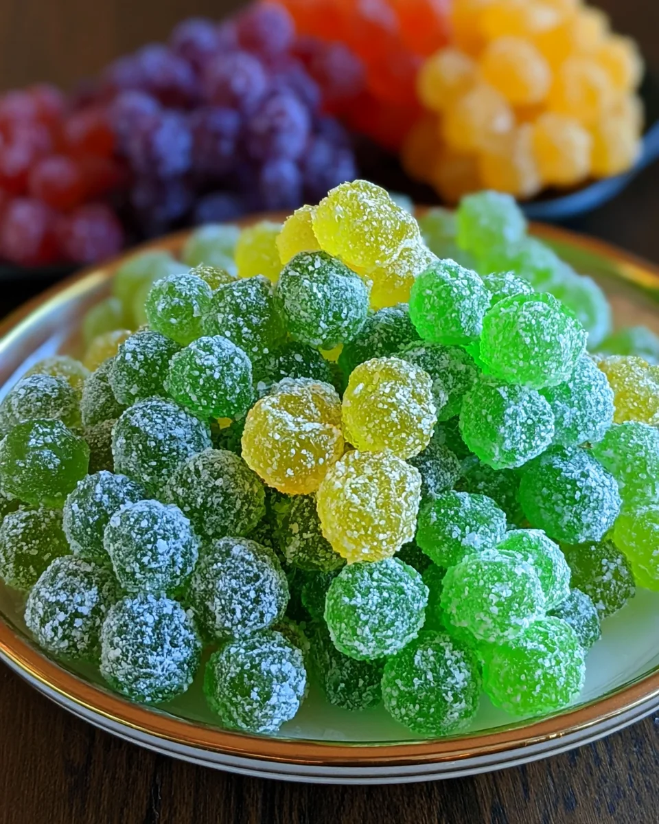 Delightfully Tangy Sour Patch Grapes Recipe