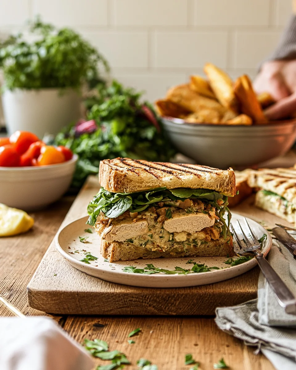 Quick & Creamy Chicken Sandwich Recipe