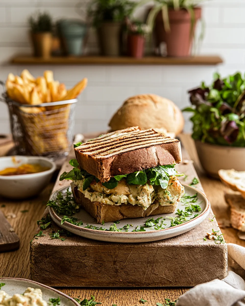 Quick & Creamy Chicken Sandwich Recipe