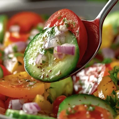 Refreshing Cucumber Tomato Salad Recipe