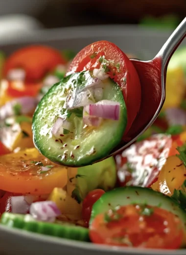 Refreshing Cucumber Tomato Salad Recipe