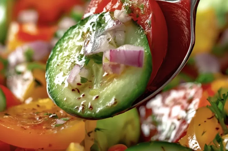 Refreshing Cucumber Tomato Salad Recipe