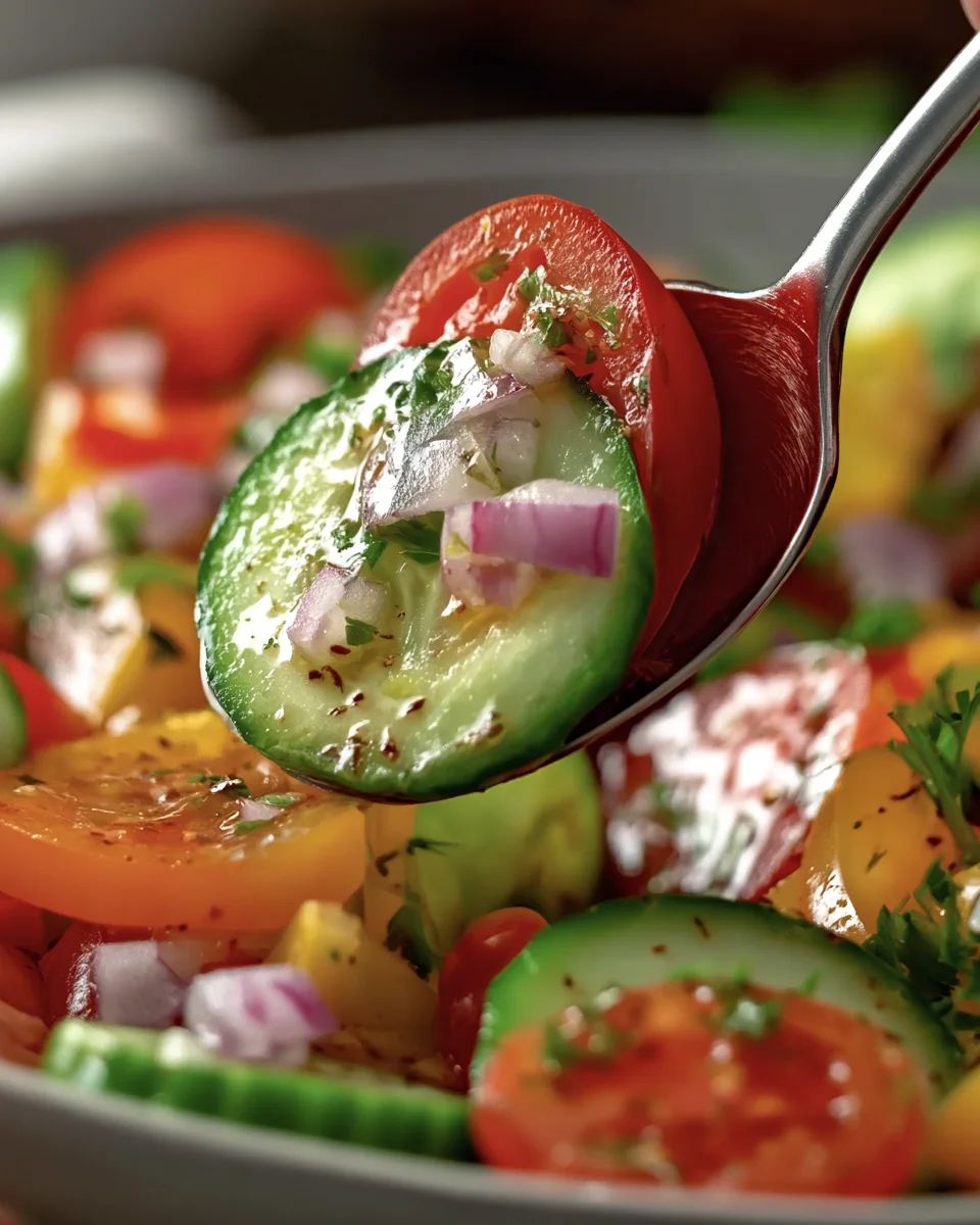 Refreshing Cucumber Tomato Salad Recipe