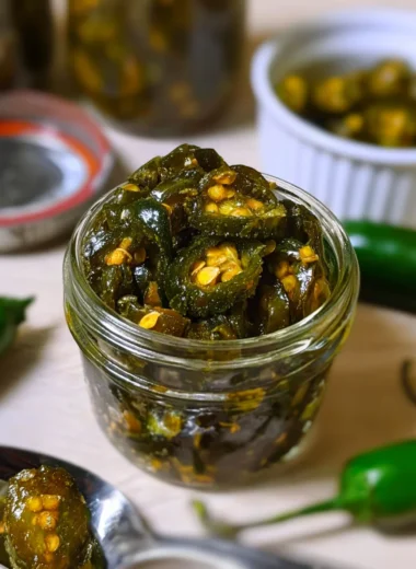 Sweet and Spicy Candied Jalapeños Recipe