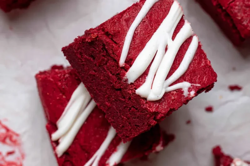 The Best Fudgy Red Velvet Brownies Recipe (Irresistibly Delicious!)