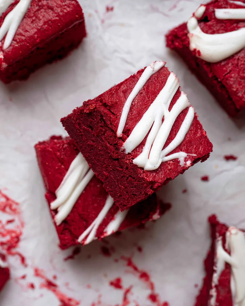 The Best Fudgy Red Velvet Brownies Recipe (Irresistibly Delicious!)